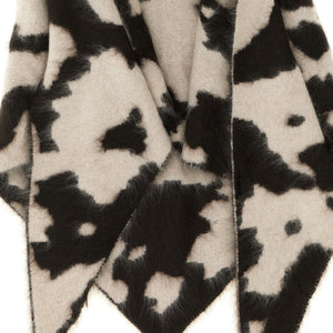 Guest In Residence Grizzly Cowhide Scarf
