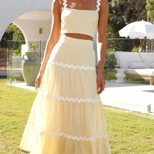 Leh Summer Set of Top with Skirt