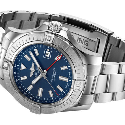 Breitling Avenger Automatic Gmt Blue Dial Men 45mm