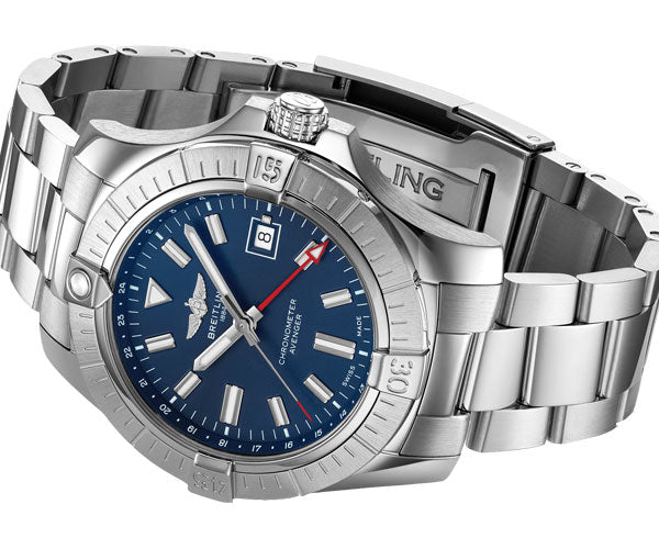 Breitling Avenger Automatic Gmt Blue Dial Men 45mm
