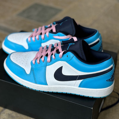 Nike Air Jordan 1 Low White / Powder Blue Obsidian