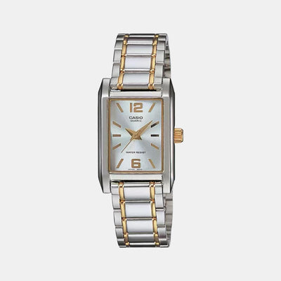 Enticer Women Quartz White Dial Analog Stainless Steel Watch A360