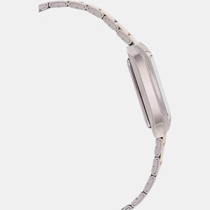 Enticer Women Quartz White Dial Analog Stainless Steel Watch A360