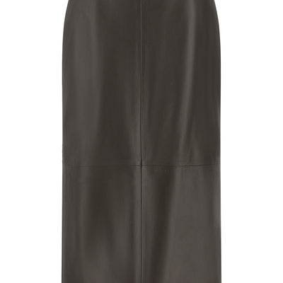 Alberta Ferretti Leather Skirt