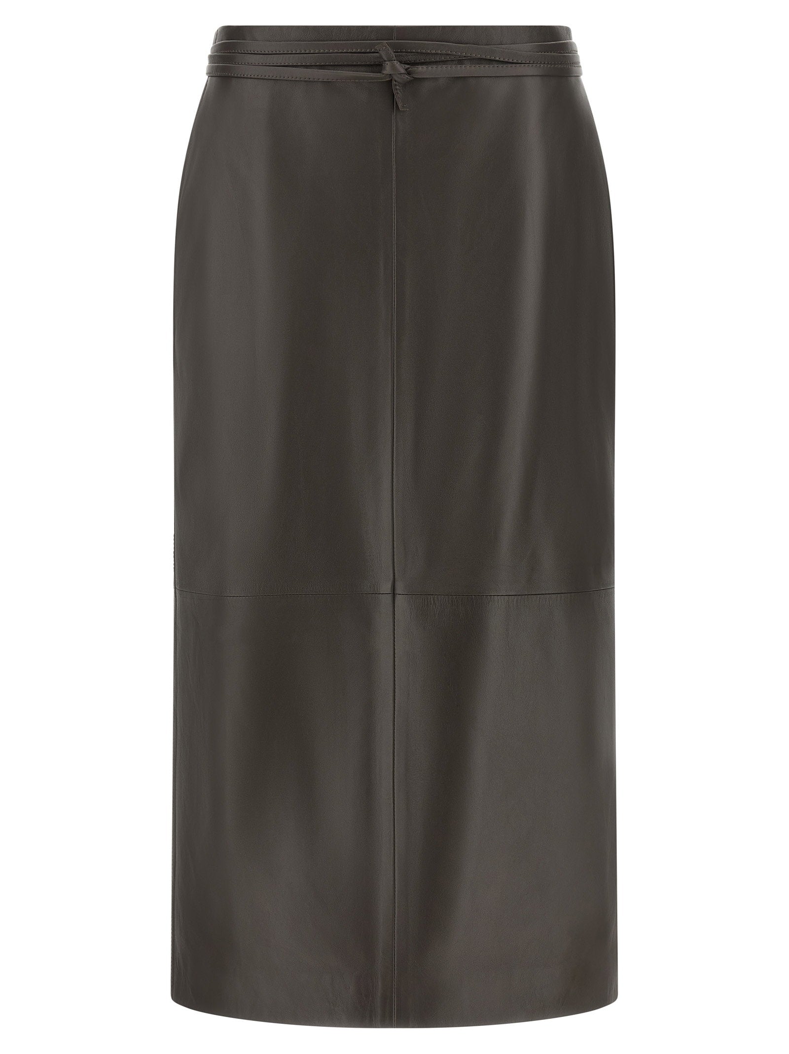 Alberta Ferretti Leather Skirt
