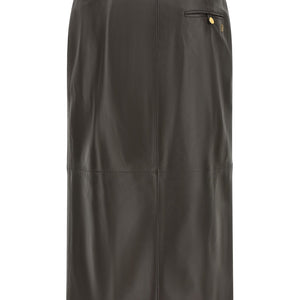 Alberta Ferretti Leather Skirt