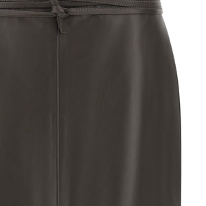 Alberta Ferretti Leather Skirt