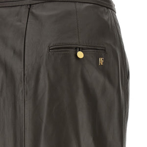 Alberta Ferretti Leather Skirt