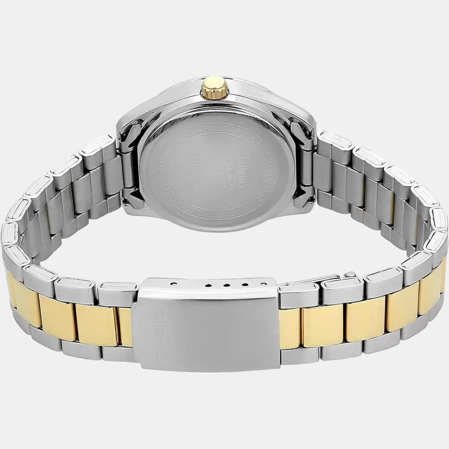 Enticer Women Quartz White Dial Analog Stainless Steel Watch A478