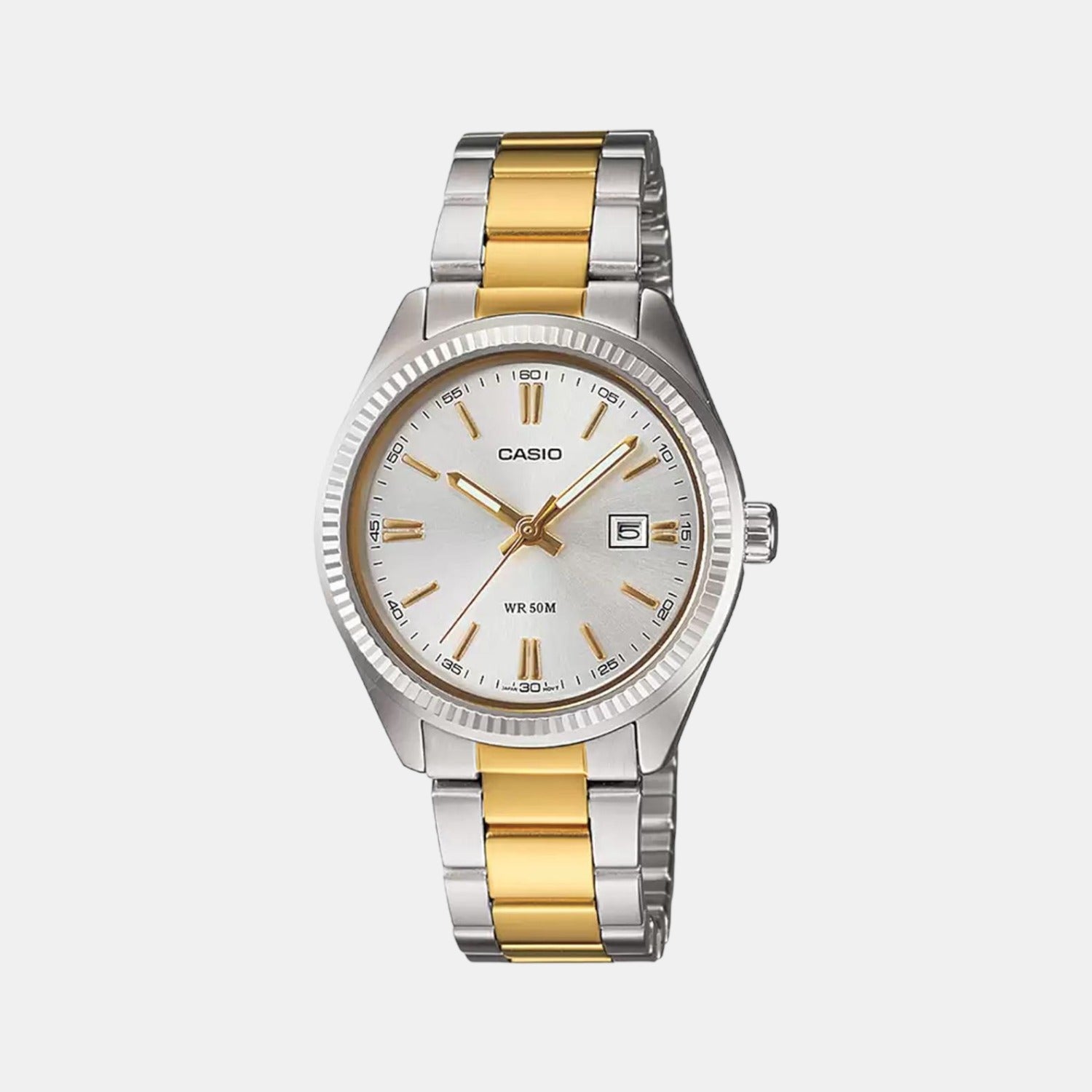 Enticer Women Quartz White Dial Analog Stainless Steel Watch A478