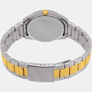 Enticer Men Quartz Silver Dial Analog Stainless Steel Watch A491
