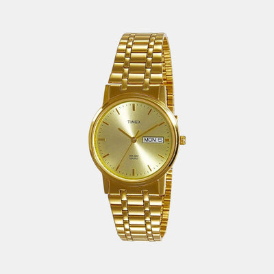 Classics Women Quartz Champagne Dial Analog Stainless Steel Watch A504