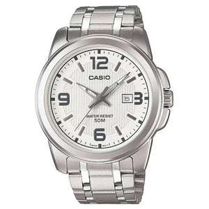 Casio Enticer White Dial Men 44mm