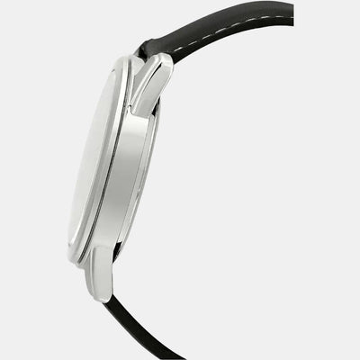 Enticer Men Quartz White Dial Analog Leather Watch A553