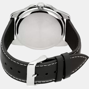 Enticer Men Quartz White Dial Analog Leather Watch A553