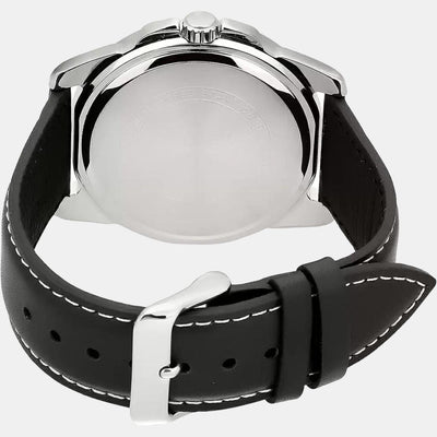 Enticer Men Quartz White Dial Analog Leather Watch A553