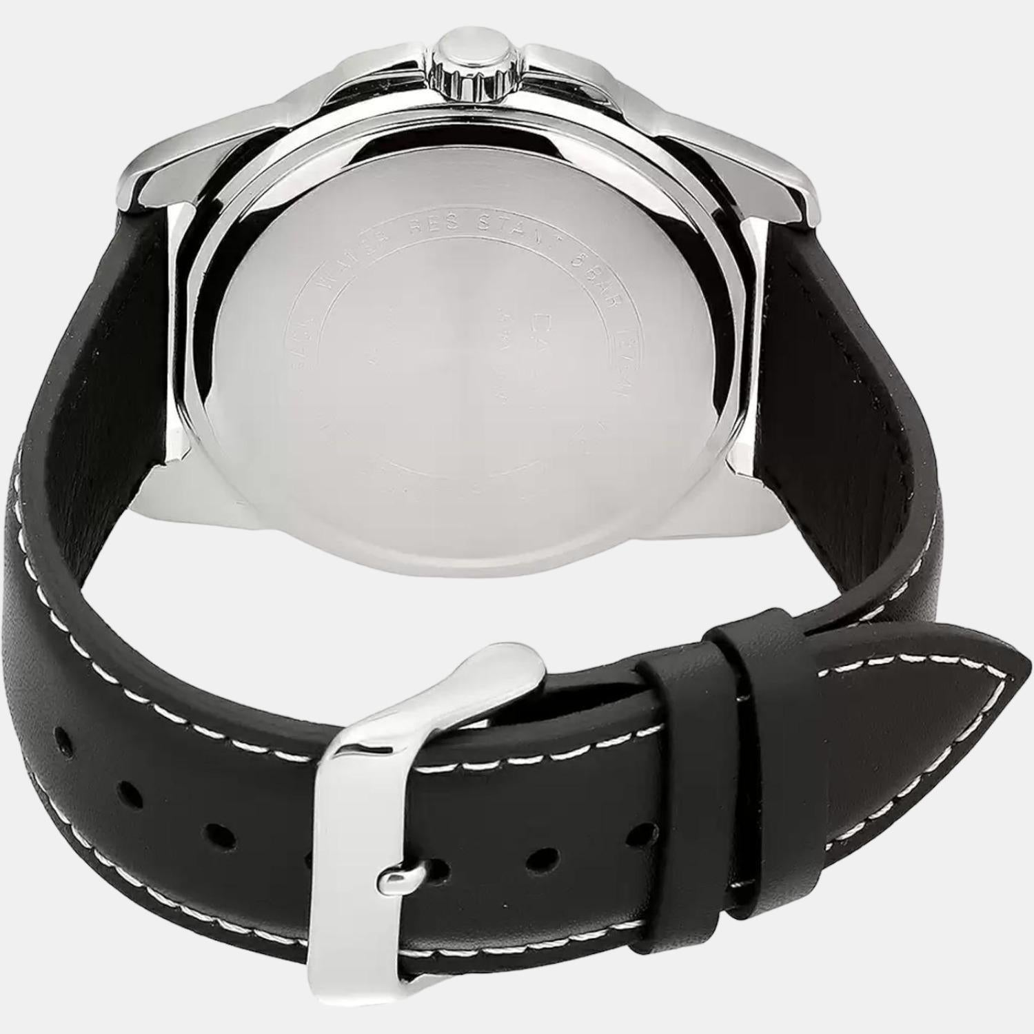 Enticer Men Quartz White Dial Analog Leather Watch A553