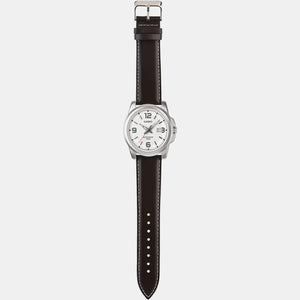 Enticer Men Quartz White Dial Analog Leather Watch A553