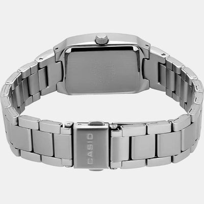 Enticer Women Quartz Black Dial Analog Stainless Steel Watch A577