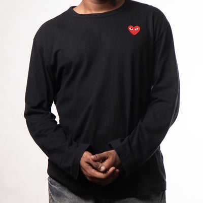 Play Heart Applique Tshirt