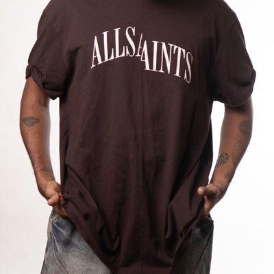 All Saints Brown Tshirt