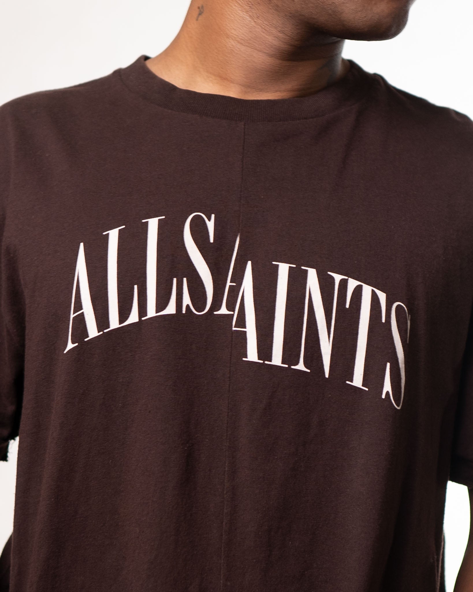 All Saints Brown Tshirt