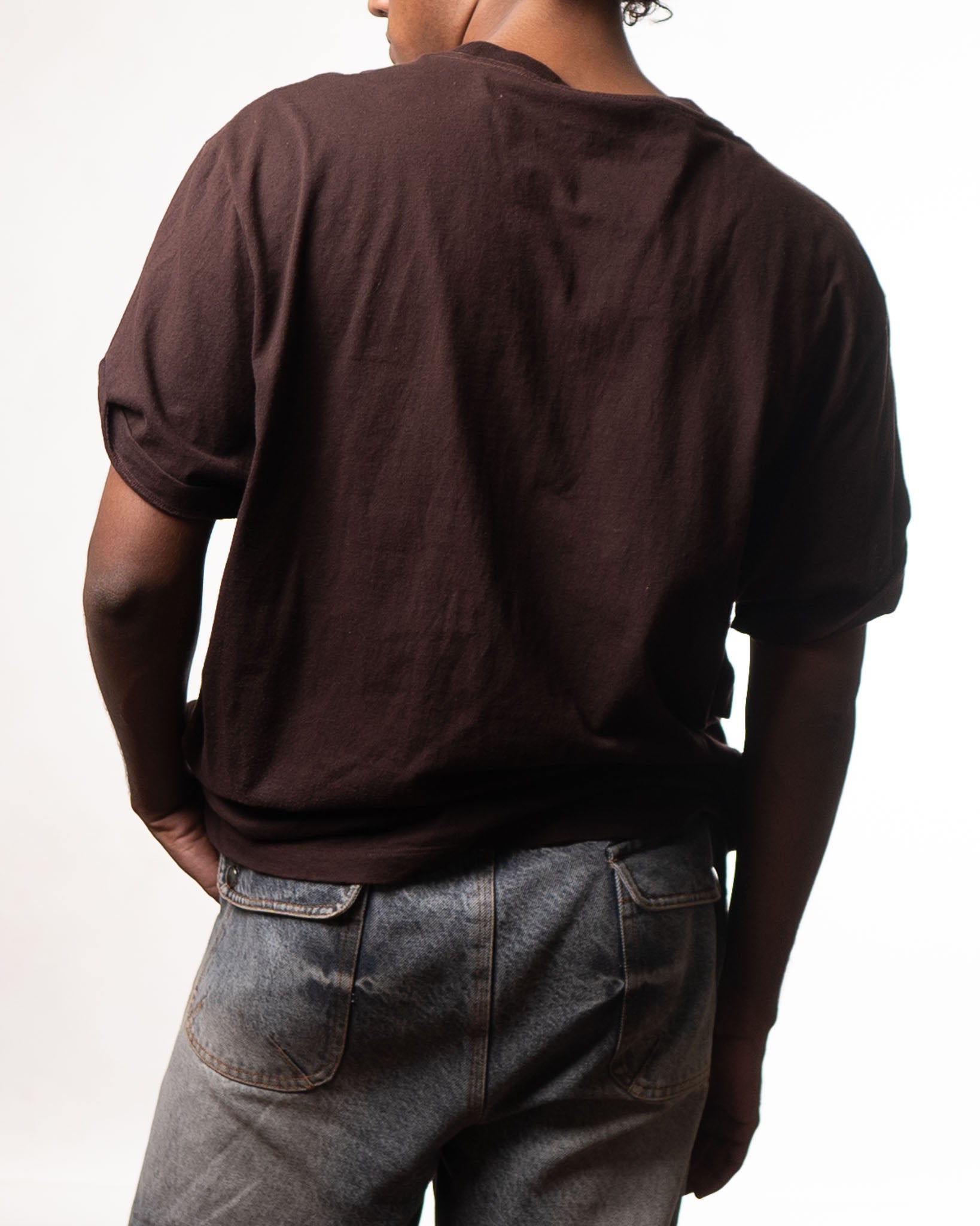 All Saints Brown Tshirt