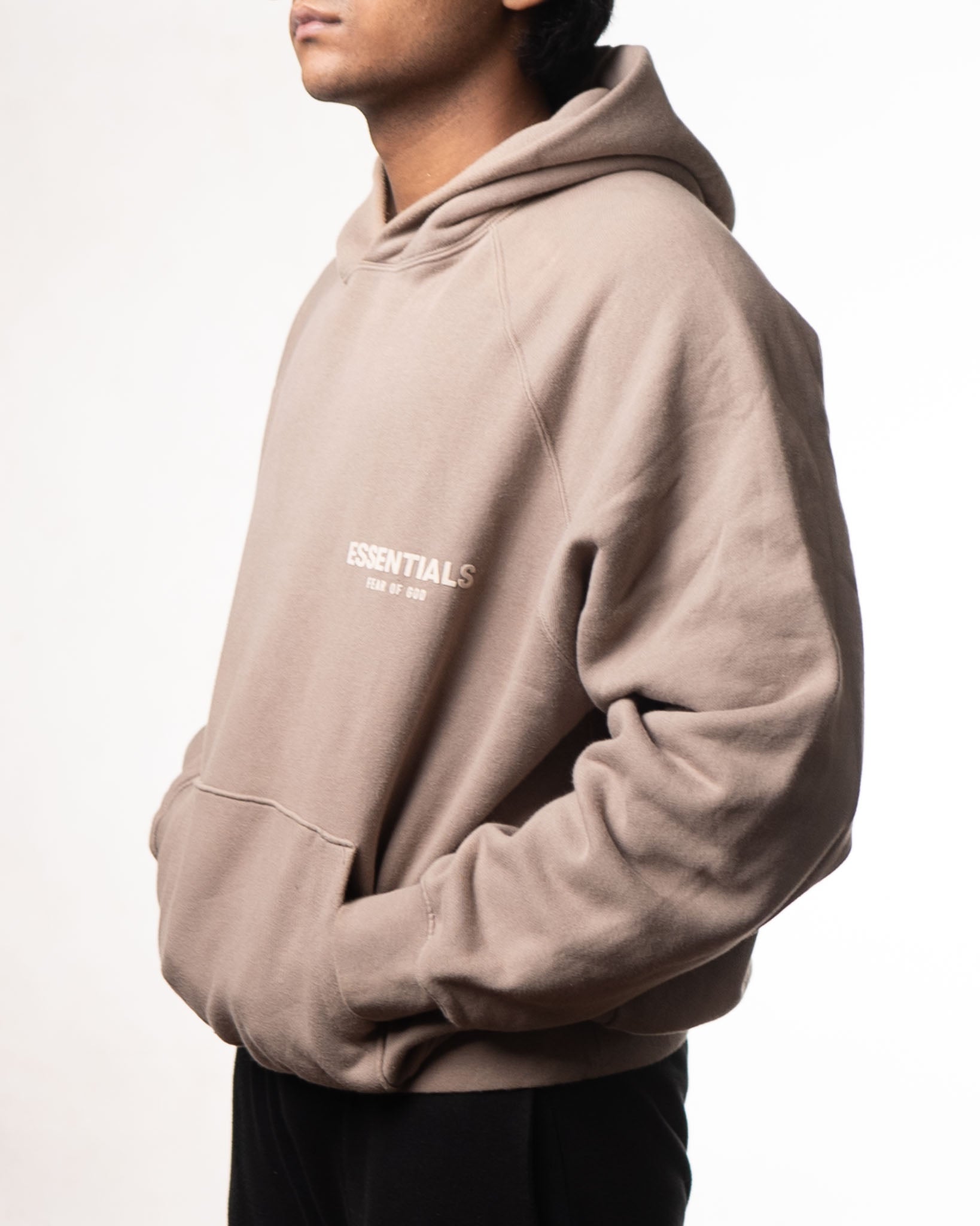 Fear Of God Essentials Hoodie Cement