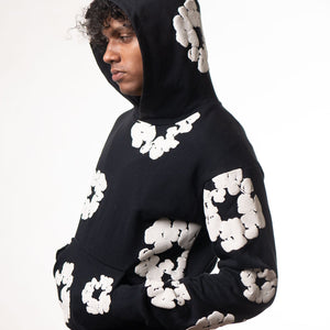 Denim Tears Black&White Floral Hoodie