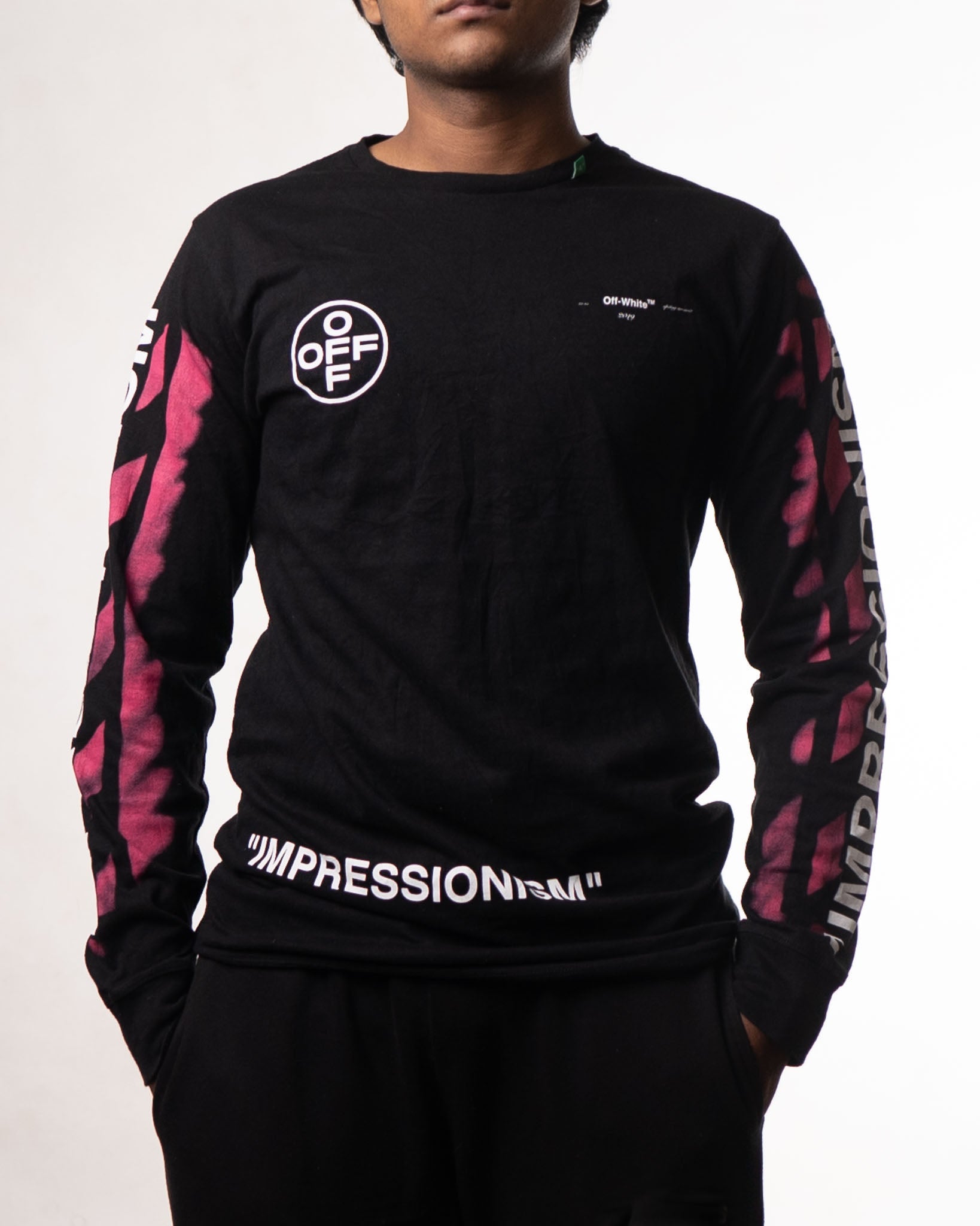 Off-White Impressionism' Diag Stencil Sweatshirt