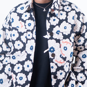 IMWIP Bloom Shacket Returns - L & XL