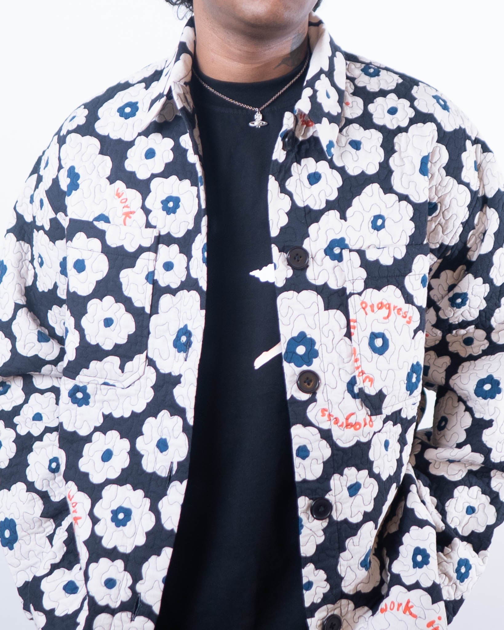 IMWIP Bloom Shacket Returns - L & XL