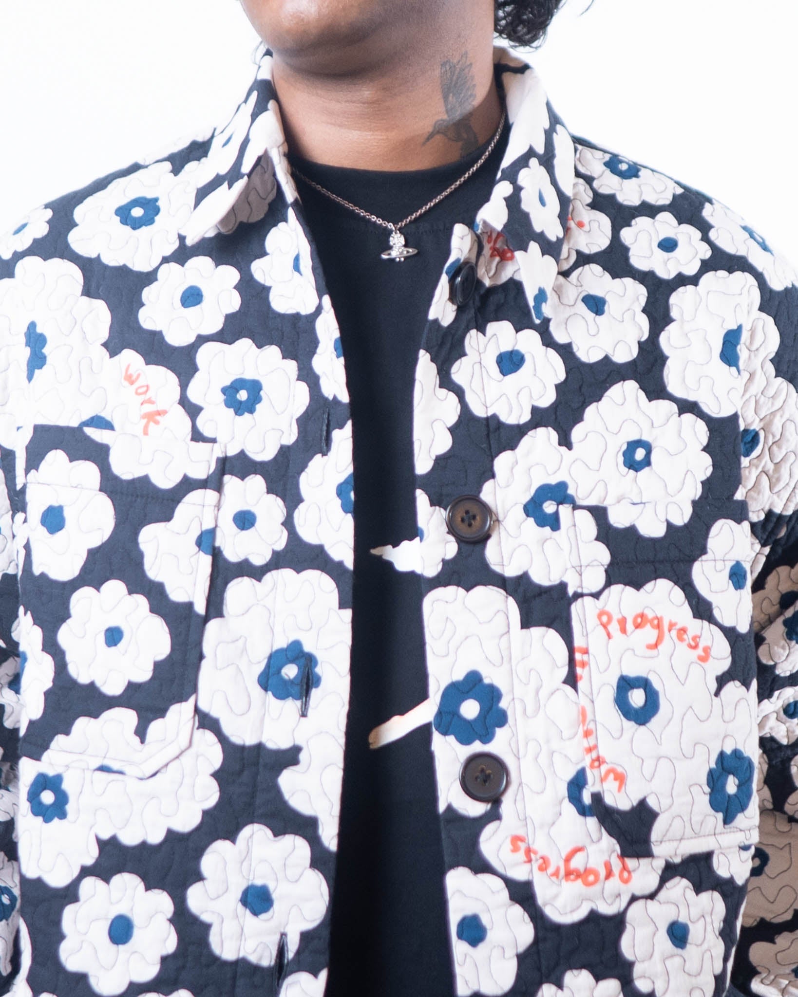 IMWIP Bloom Shacket Returns - L & XL