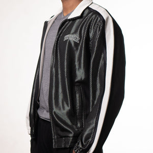 Supreme Black Bounded Mesh Track Jacket