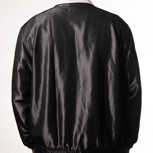 Supreme Black Bounded Mesh Track Jacket