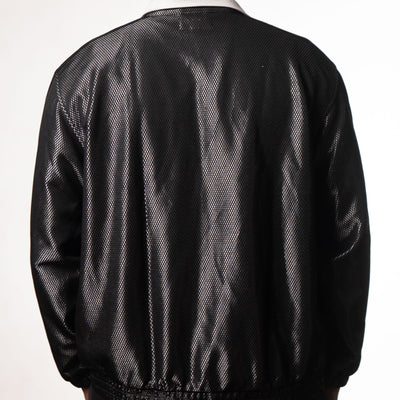 Supreme Black Bounded Mesh Track Jacket