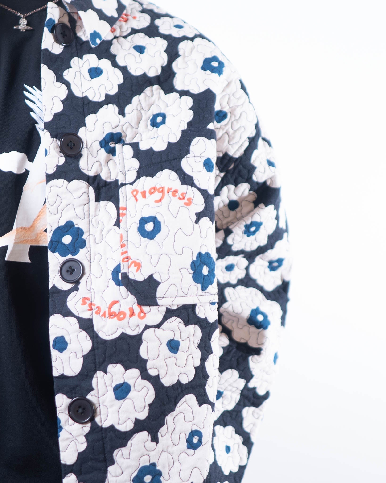 IMWIP Bloom Shacket Returns - L & XL