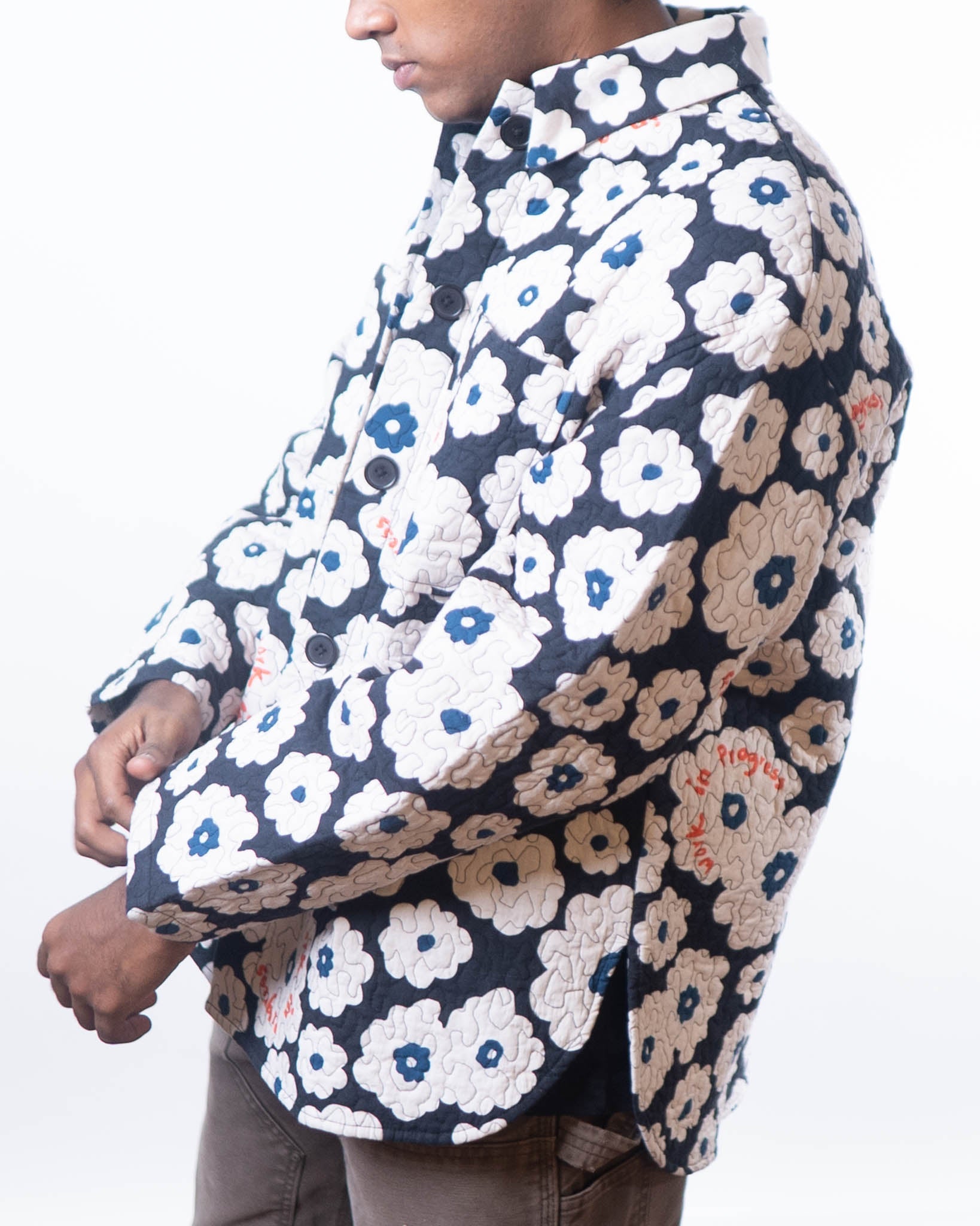 IMWIP Bloom Shacket Returns - L & XL