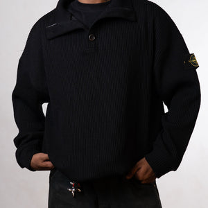 Stone Island Mens Black Sweater