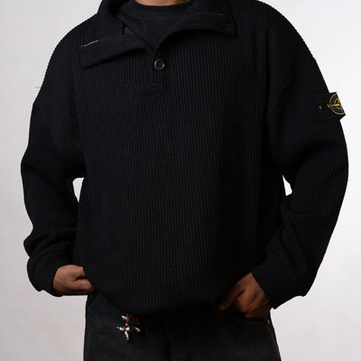 Stone Island Mens Black Sweater