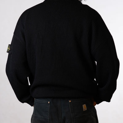 Stone Island Mens Black Sweater