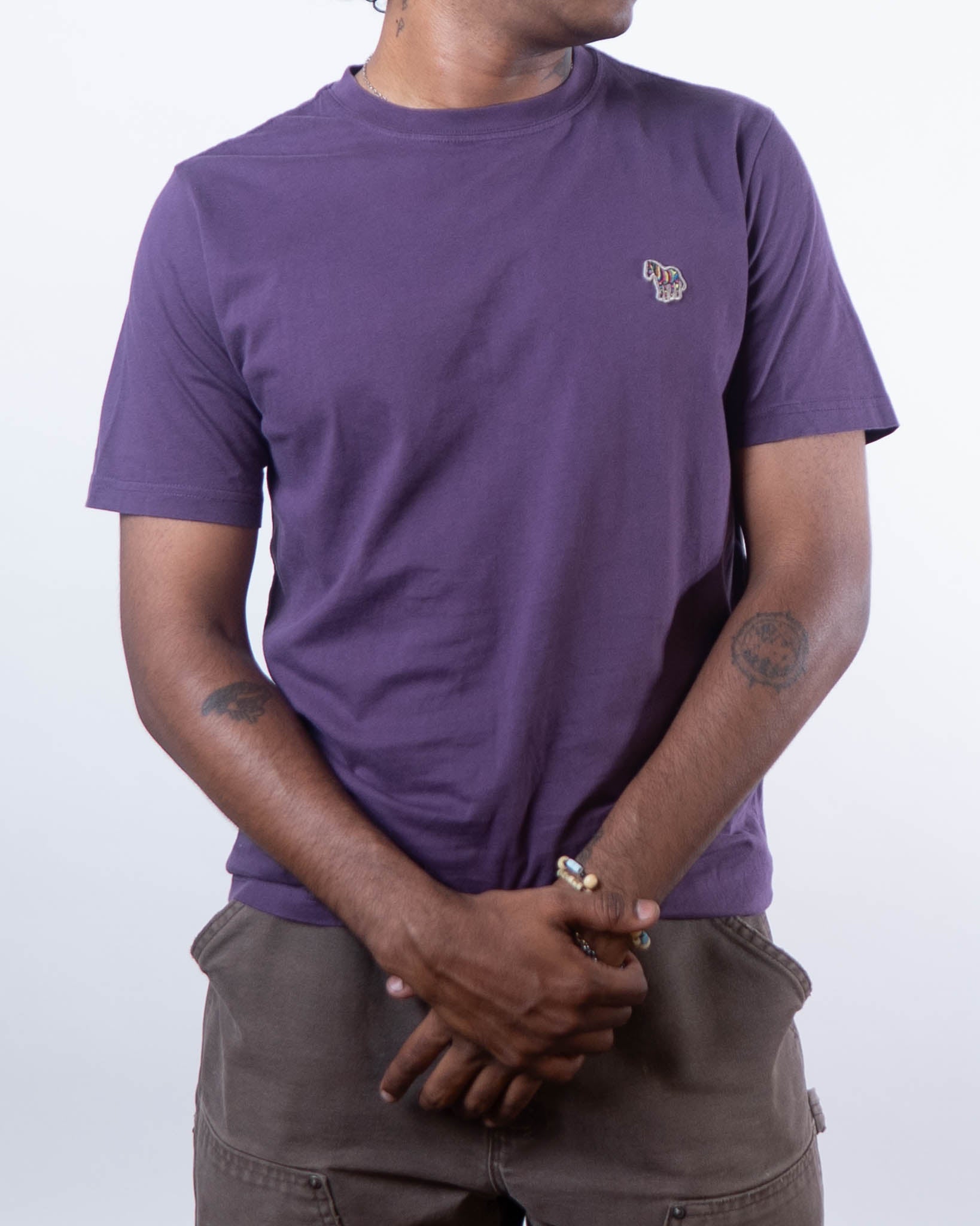 Paul Smith Zebra Logo T-Shirt - Purple