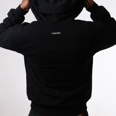 Almost Gods black zipper hoodie