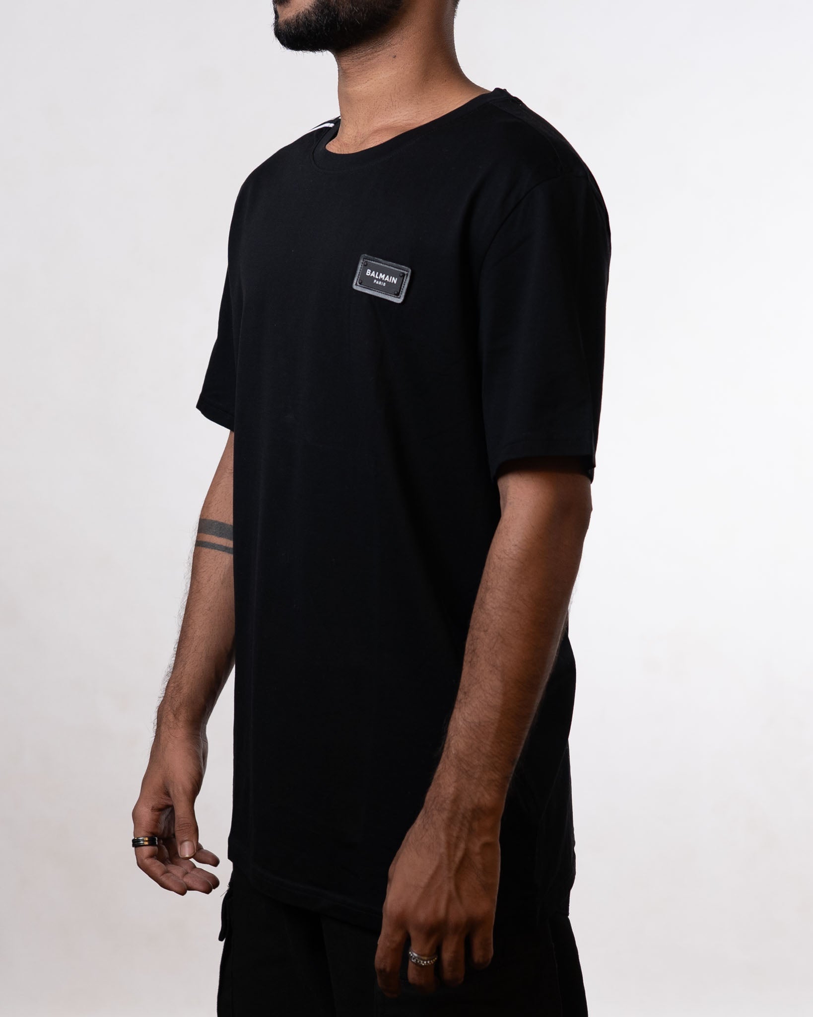 Balmain Paris Basic Black Tee