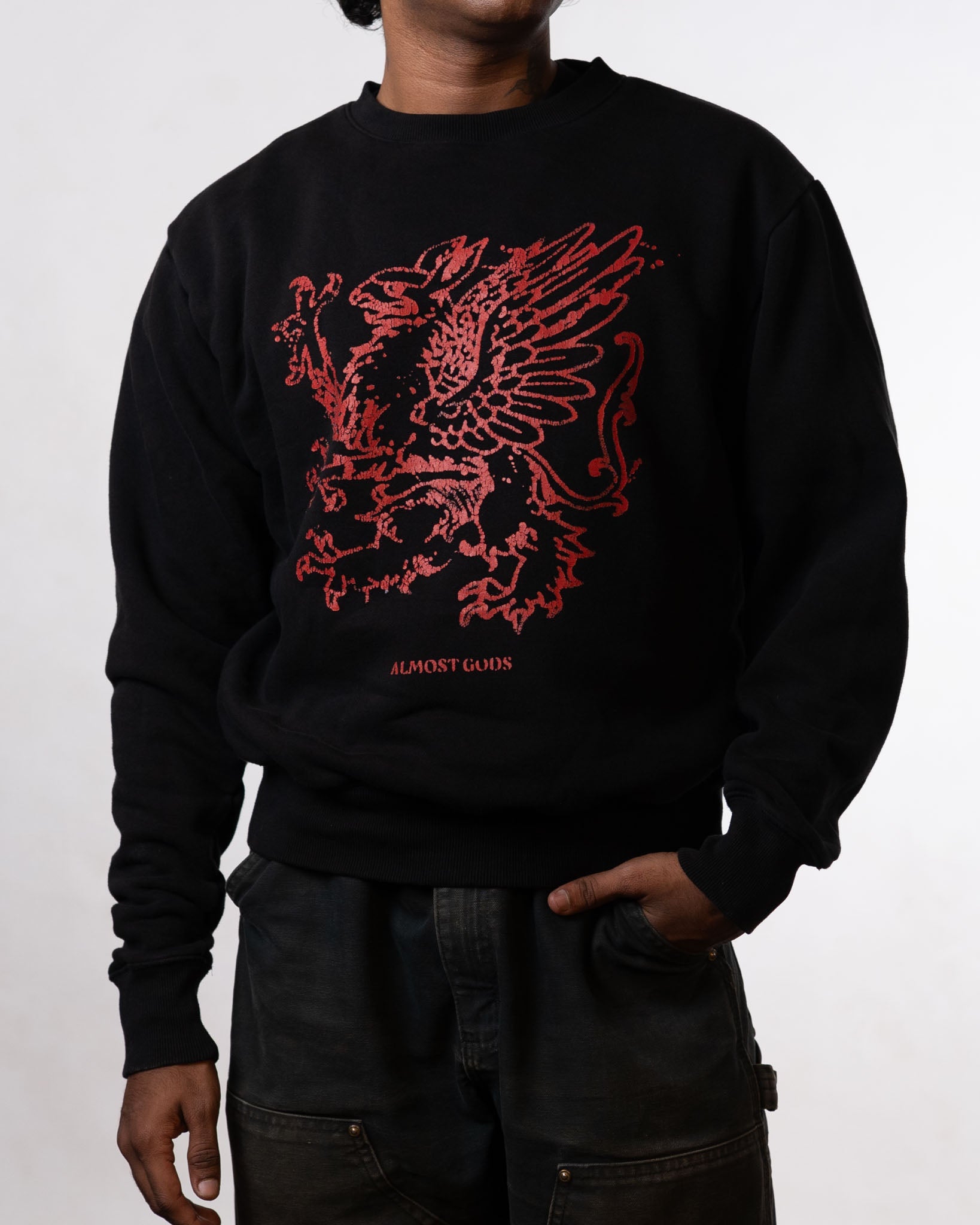 Almost Gods black sweatshirt