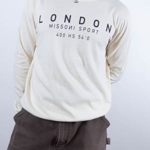 Missoni Sport Off White Logo Sweater - DS