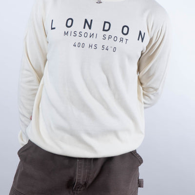 Missoni Sport Off White Logo Sweater - DS