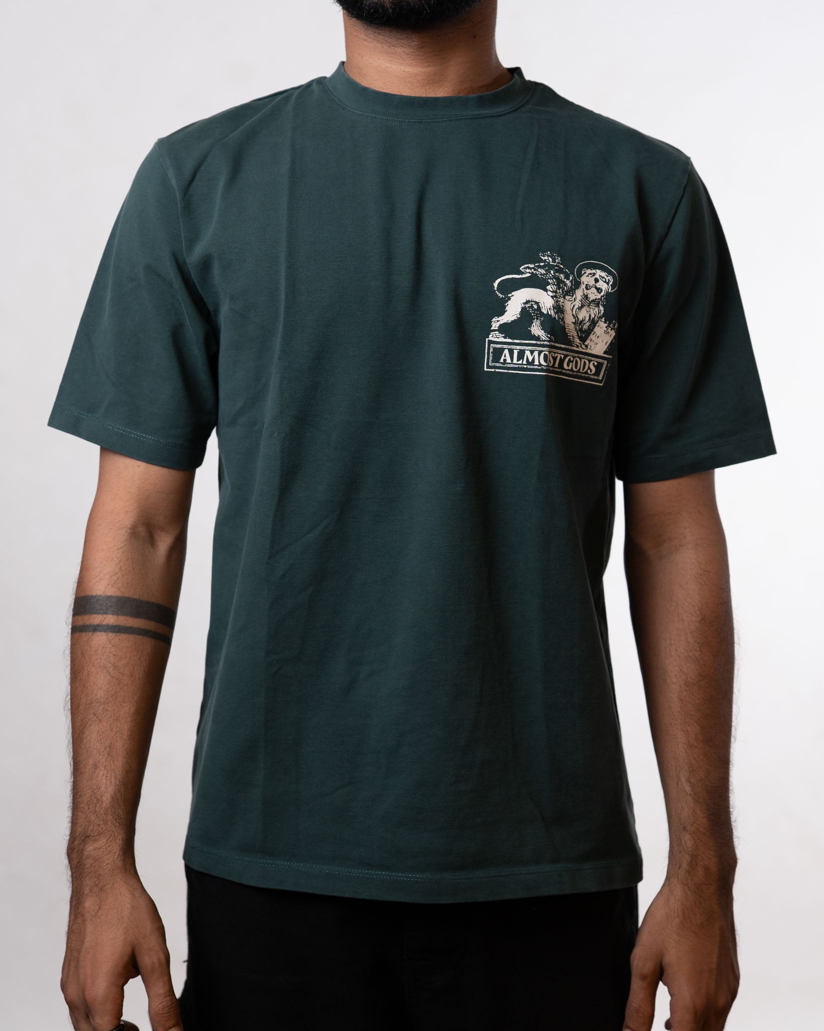 Almost Gods pine green T-shirt