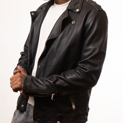 All Saints Black Leather Jacket