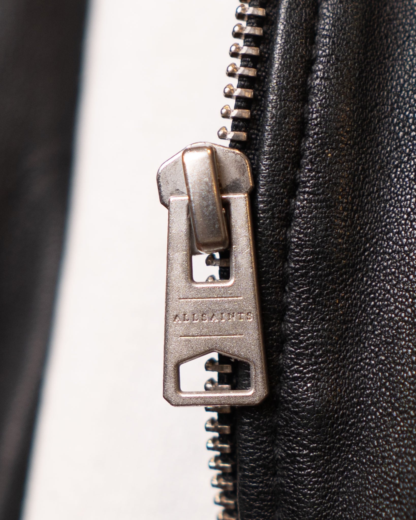 All Saints Black Leather Jacket